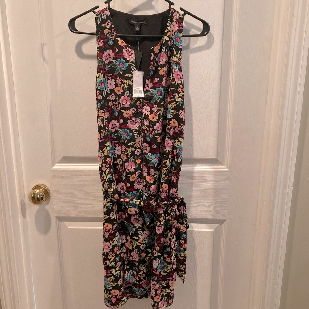 Banana Republic Floral Dress - tiered